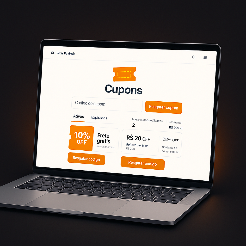 Comerciante utilizando maquininha